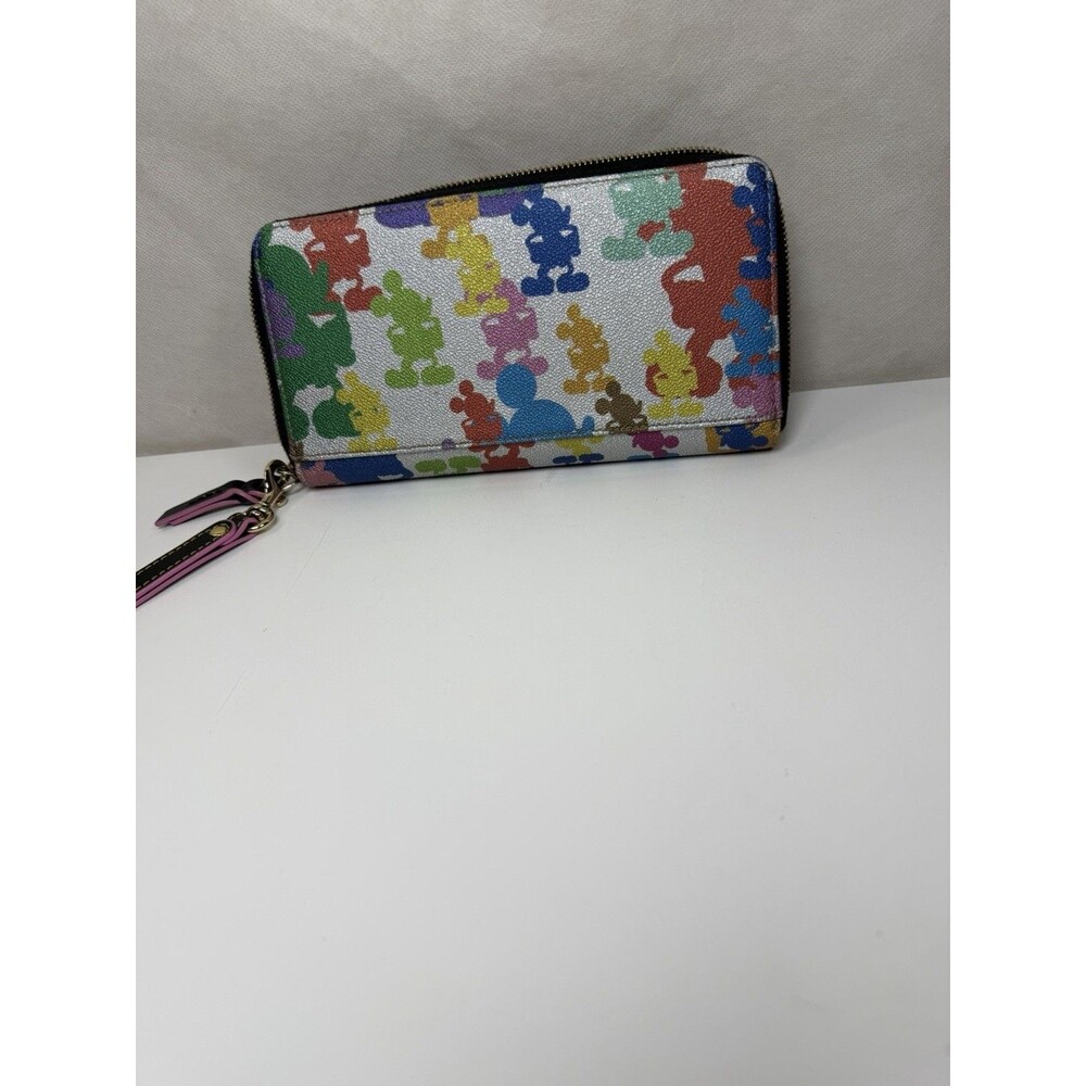 Disney Dooney & Bourke 10th Anniversary Wonder Mickey Mouse Wallet Clutch RARE - Picture 13 of 16